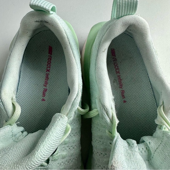 Nike InfinityRN 4 Women’s Road Running Shoes Mint Green Size 8 - Picture 6 of 9